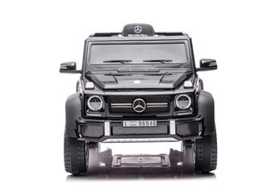 Elektriauto lastele 6x6 Mercedes Benz G63, must hind ja info | Laste elektriautod | kaup24.ee