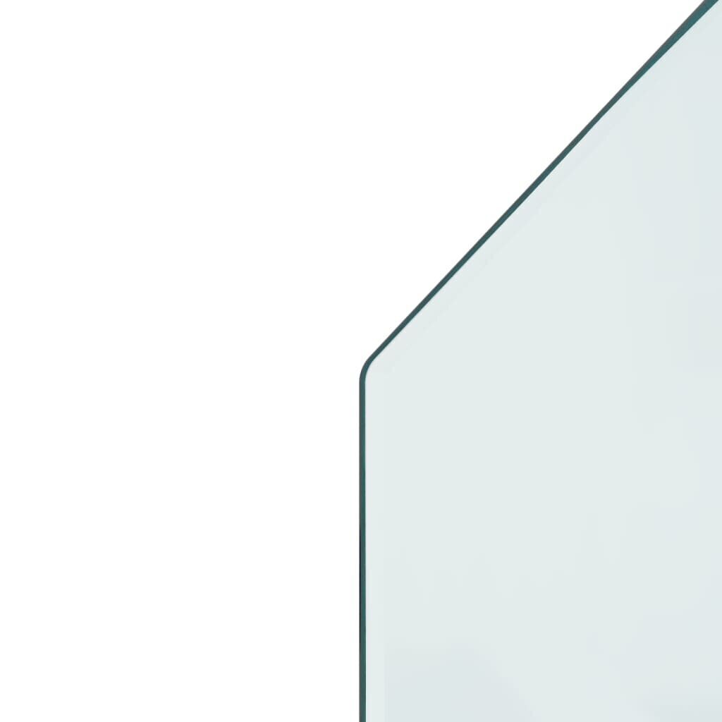vidaXL kaminaesine klaasplaat, kuusnurk, 100x50 cm hind ja info | Kaminad | kaup24.ee