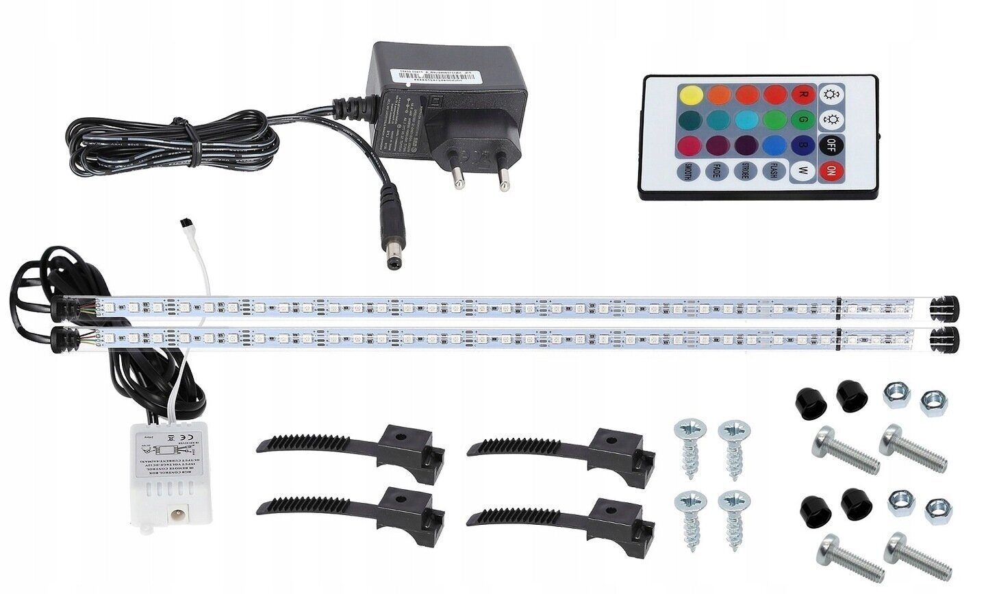 Akvaariumi valgustus Aqualed 2x60cm RGB I+I hind ja info | Akvaariumid ja seadmed | kaup24.ee