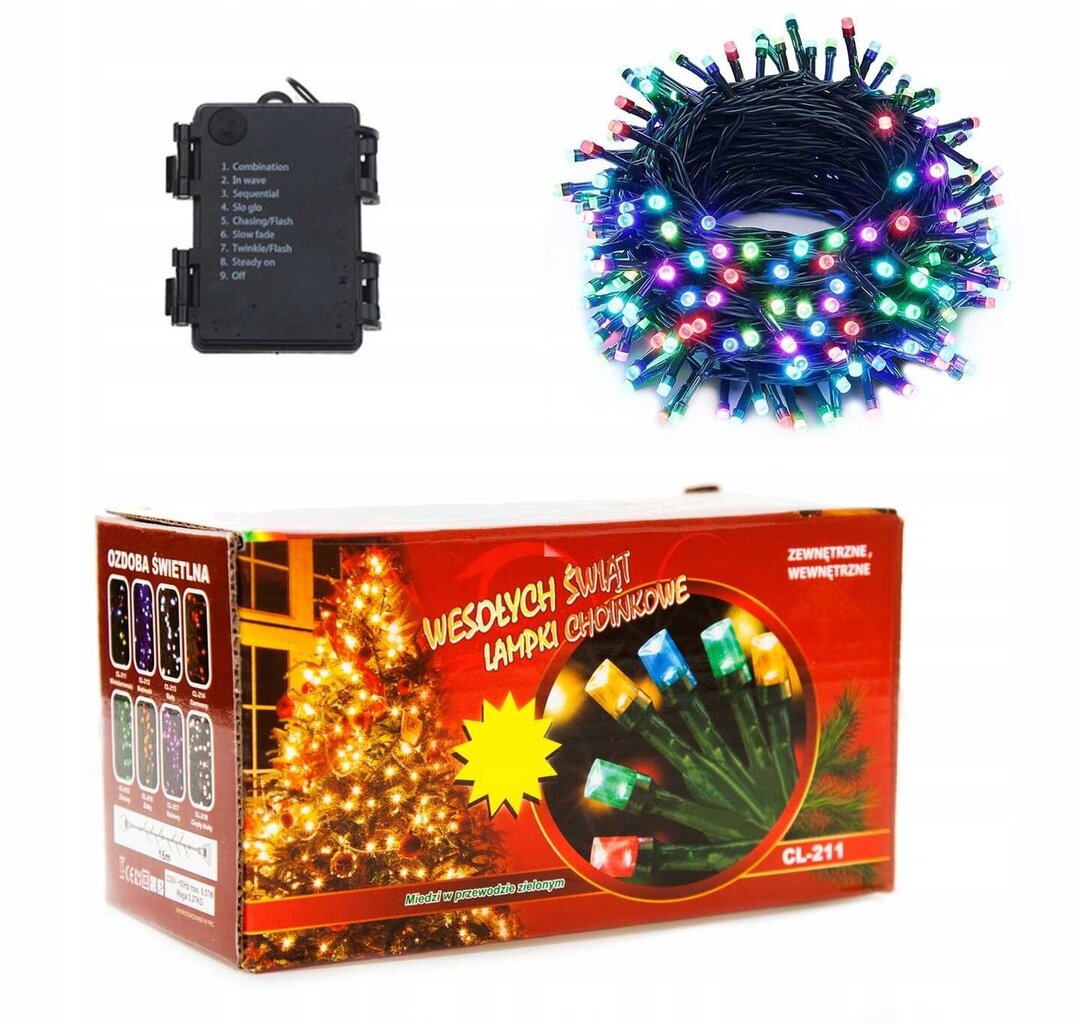 Jõulutuled, 7m, 100 LEDi цена и информация | Jõulutuled | kaup24.ee
