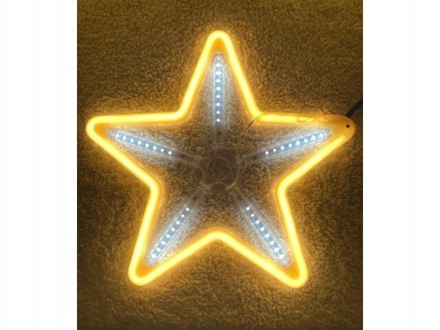 Jõulupuu kaunistused Neon Star, 30cm, 1 tk hind ja info | Jõulukaunistused | kaup24.ee