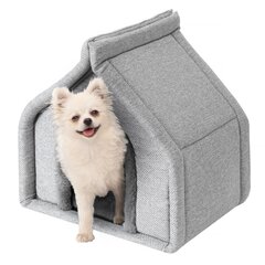 Лежак Doggy Diamond, R1 42x32x43 см, серый цена и информация | Лежаки, домики | kaup24.ee