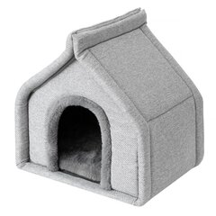 Лежак Doggy Diamond, R1 42x32x43 см, серый цена и информация | Лежаки, домики | kaup24.ee