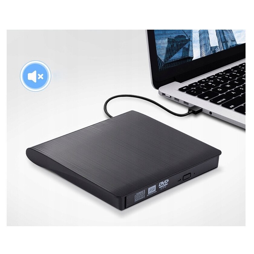 Väline USB 3.0 CD-R DVD-RW draiv цена и информация | Välised kõvakettad (SSD, HDD) | kaup24.ee