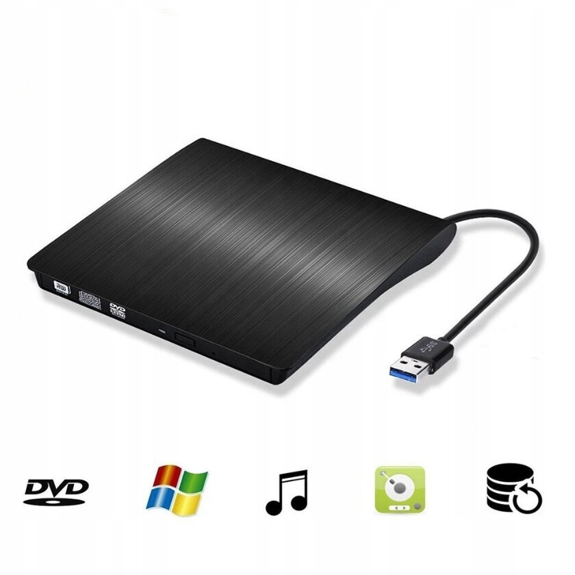 Väline USB 3.0 CD-R DVD-RW draiv hind ja info | Välised kõvakettad (SSD, HDD) | kaup24.ee