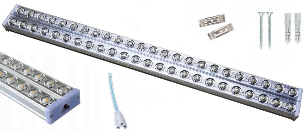 LED lamp, 60 cm, 60 W pirn, 6500K hind ja info | Laelambid | kaup24.ee