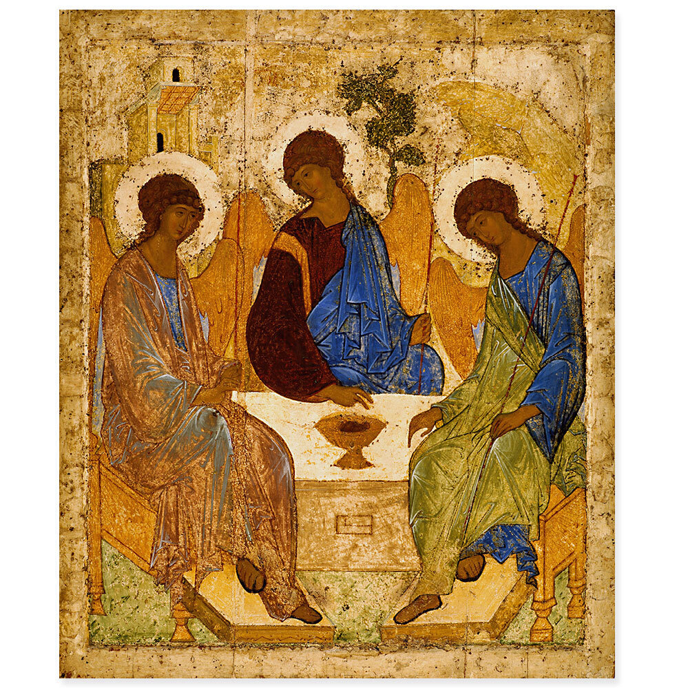 Reproduktsioon Andrei Rublev The Trinity (1425) цена и информация | Seinapildid | kaup24.ee