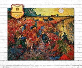 Reproduktsioon Vincent Van Gogh The Red Vineyard (1888) hind ja info | Seinapildid | kaup24.ee
