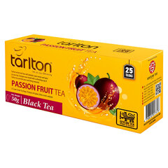 Чай в пакетиках чёрный цейлонский Passion fruit, Тarlton, 25 шт., 50 г цена и информация | Чай | kaup24.ee