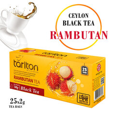 Tseiloni must tee Rambutan Tarlton, 50g hind ja info | Tee | kaup24.ee