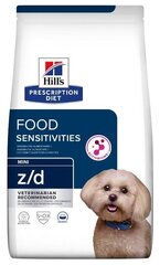 Kuivtoit koertele Hills Food Sensitivities z/d kanaga, 1 kg цена и информация |  Сухой корм для собак | kaup24.ee