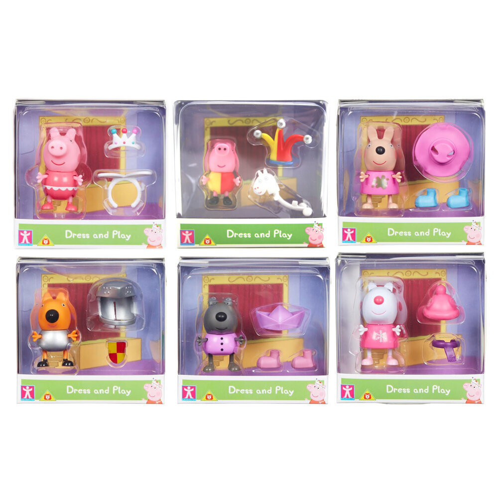 Kuju koos tarvikutega Tm Toys Peppa Pig Dress & Play hind ja info | Tüdrukute mänguasjad | kaup24.ee