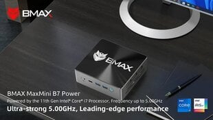 Mini PC BMAX B8 Pro Intel Core i7-1255U, твердотельный накопитель DDR4 24 ГБ, 1 ТБ цена и информация | Стационарные компьютеры | kaup24.ee