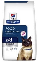 Kuivtoit kassidele Hill's PD Food Sensitivities z/d, 1,5 kg hind ja info | Kuivtoit kassidele | kaup24.ee