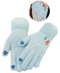 Детские зимние перчатки для девочек FD105, зеленые цена и информация | Шапки, перчатки, шарфы для девочек | kaup24.ee