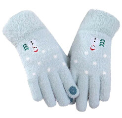 Детские зимние перчатки для девочек FD105, зеленые цена и информация | Шапки, перчатки, шарфы для девочек | kaup24.ee