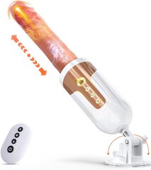 Automaatne dildo puldiga Dark Red Brand цена и информация | Вибраторы | kaup24.ee