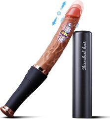 Realistlik dildo Dark Red Brand hind ja info | Vibraatorid | kaup24.ee