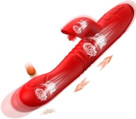 Vibraator - masseerija Dark Red Brand hind ja info | Vibraatorid | kaup24.ee