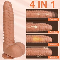 Dildo puldiga Dark Red Brand hind ja info | Vibraatorid | kaup24.ee