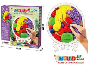 Керамический набор красками для рисования - фрукты цена и информация | Развивающие игрушки и игры | kaup24.ee