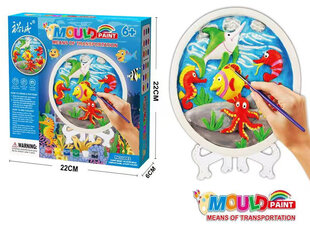 Керамический набор красок для рисования - водные животные цена и информация | Развивающие игрушки и игры | kaup24.ee