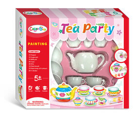 Keraamiline teekannu komplekt värviga joonistamiseks цена и информация | Развивающие игрушки | kaup24.ee