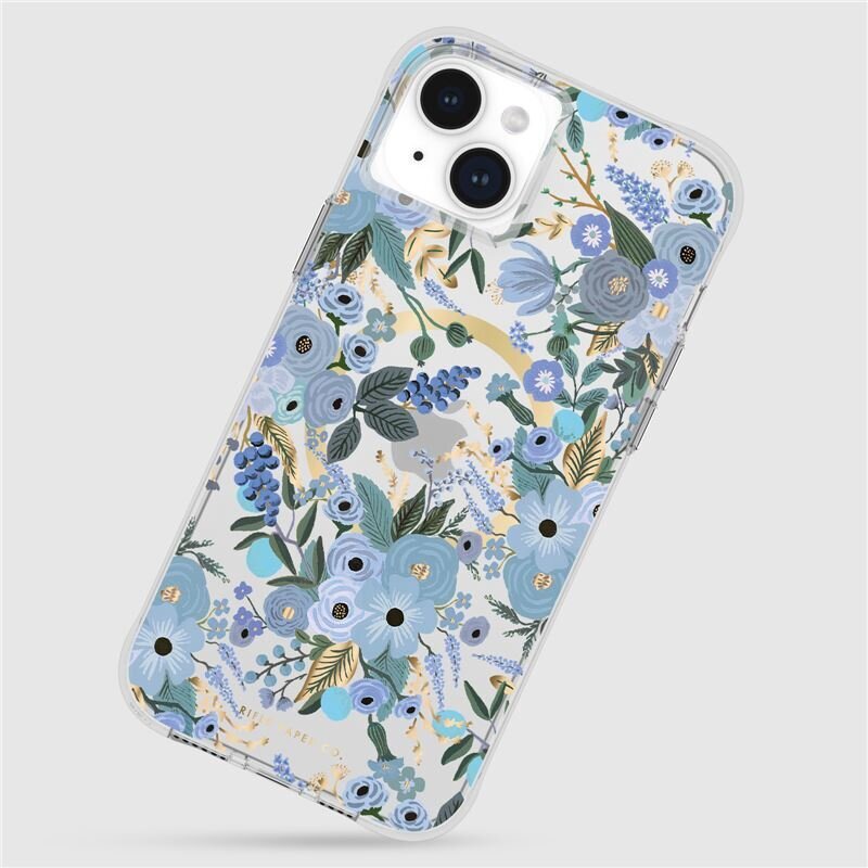 Case Mate Rifle Party Co. Garden Party Blue case, MagSafe - iPhone 15 Plus цена и информация | Telefoni kaaned, ümbrised | kaup24.ee