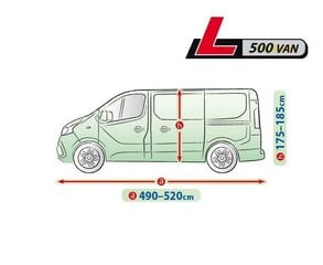 Väikebuss autokate 490-520cm L500 Van Kegel-Blazusiak 5-4155-248-3020 hind ja info | Lisaseadmed | kaup24.ee