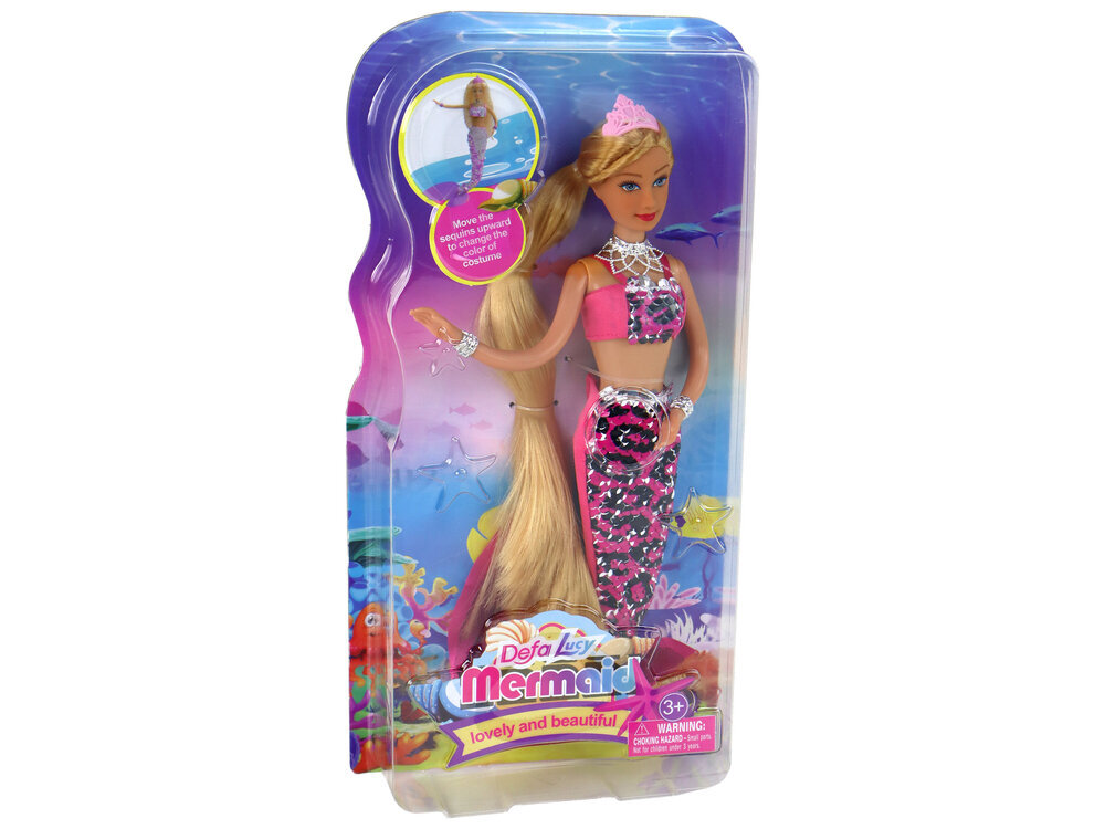 Merineitsi nukk, roosa hind ja info | Tüdrukute mänguasjad | kaup24.ee
