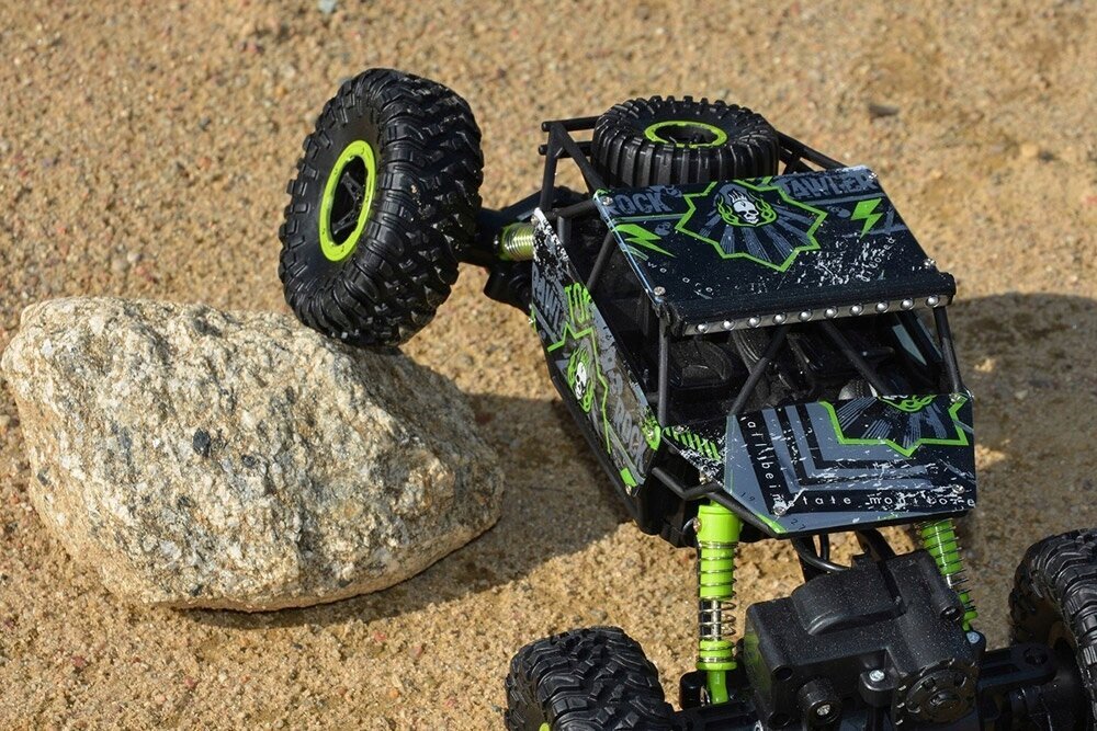 RC auto Rock Crawler, roheline hind ja info | Poiste mänguasjad | kaup24.ee