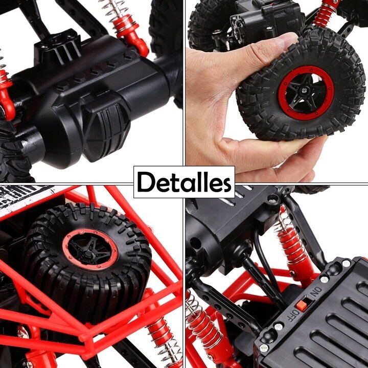 RC auto Rock Crawler, roheline hind ja info | Poiste mänguasjad | kaup24.ee