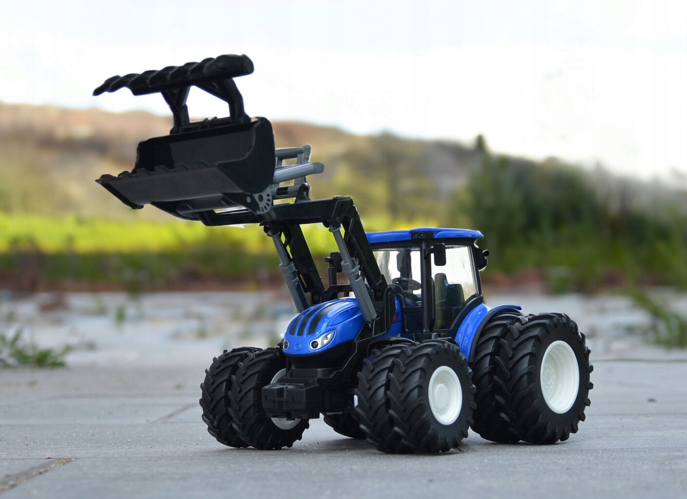 Rc-traktor puldiga juhitav, sinine hind ja info | Poiste mänguasjad | kaup24.ee
