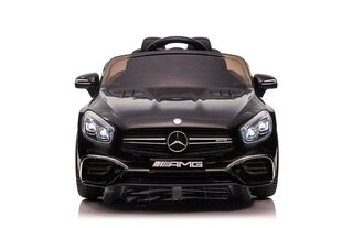 Одноместный электромобиль Mercedes SL65 LCD, лакированный черный цена и информация | Электромобили для детей | kaup24.ee