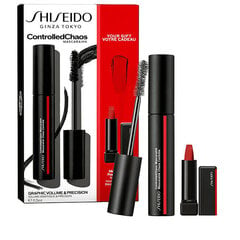 Dekoratiivkosmeetika komplekt Shiseido ControlledChaos: ripsmetušš, 11,5 ml + huulepulk, 2,5 g цена и информация | Тушь, средства для роста ресниц, тени для век, карандаши для глаз | kaup24.ee