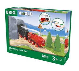 BRIO rongikomplekt WORLD Steaming Train Set, 36017 цена и информация | Конструкторы и кубики | kaup24.ee