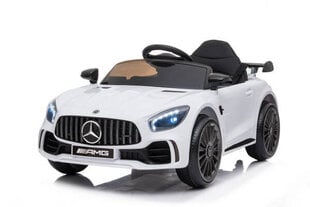Mercedes GT R ühekohaline elektriauto, valge цена и информация | Электромобили для детей | kaup24.ee