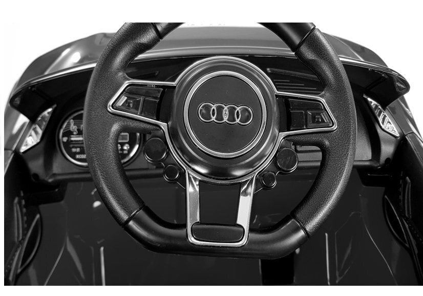 Audi R8 elektriauto lastele, ühekohaline, valge hind ja info | Laste elektriautod | kaup24.ee