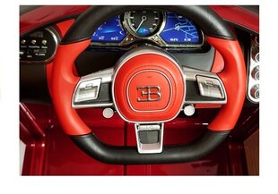 Laste ühekohaline Bugatti Divo, punane hind ja info | Laste elektriautod | kaup24.ee