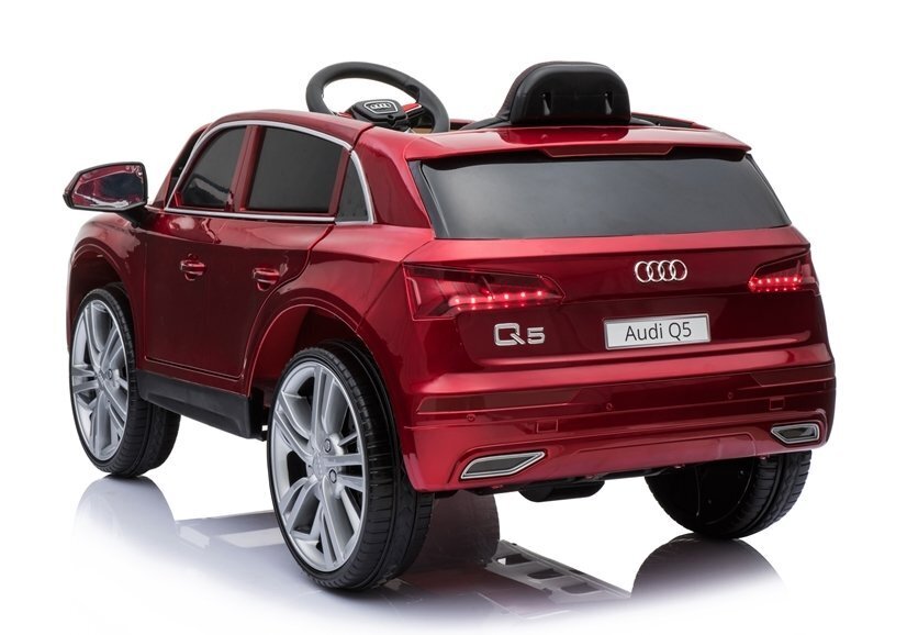 Audi Q5 ühekohaline elektriauto lastele, lakitud punane hind ja info | Laste elektriautod | kaup24.ee