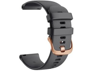 Kellarihm Garmin Venu 2 Plus 20mm QuickRelease kinnitusega must/rose gold (sobib ka Venu, Vivoactive 3) hind ja info | Nutikellade ja nutivõrude tarvikud | kaup24.ee