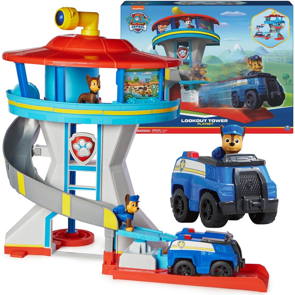 Mänguasjade vaatlusalus koos tarvikutega Paw Patrol цена и информация | Poiste mänguasjad | kaup24.ee