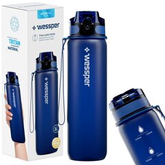 Бутылка для воды Wessper Activemax Triline, 1 л цена и информация | Фляги для воды | kaup24.ee