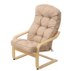 Подушка для кресла Hobbygarden Ikar, бежевый цена и информация | Подушки, наволочки, чехлы | kaup24.ee