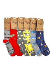 Sokid lastele Be Snazzy SK-05, erinevad värvid, 6 paari hind ja info | Poiste sukkpüksid ja sokid | kaup24.ee