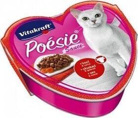 Vitakraft Poesie Sauce для кошек, с говядиной, 85 г цена и информация | Кошачьи консервы | kaup24.ee
