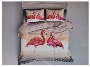 Voodipesukomplekt Milano, 200x220cm, 4 osa, Flamingo цена и информация | Постельное белье | kaup24.ee