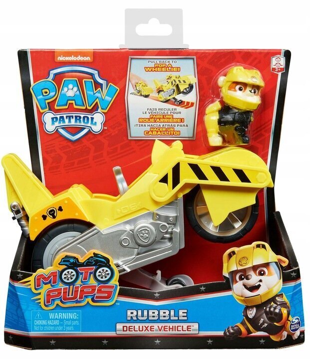 Paw Patrol mootorratas ja Rubble figuur hind ja info | Klotsid ja konstruktorid | kaup24.ee