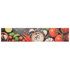 vidaXL köögivaip, pestav, köögiviljad, 60 x 300 cm, samet hind ja info | Vaibad | kaup24.ee
