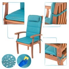 Подушка на стул Hobbygarden Antonia, синяя цена и информация | Подушки, наволочки, чехлы | kaup24.ee